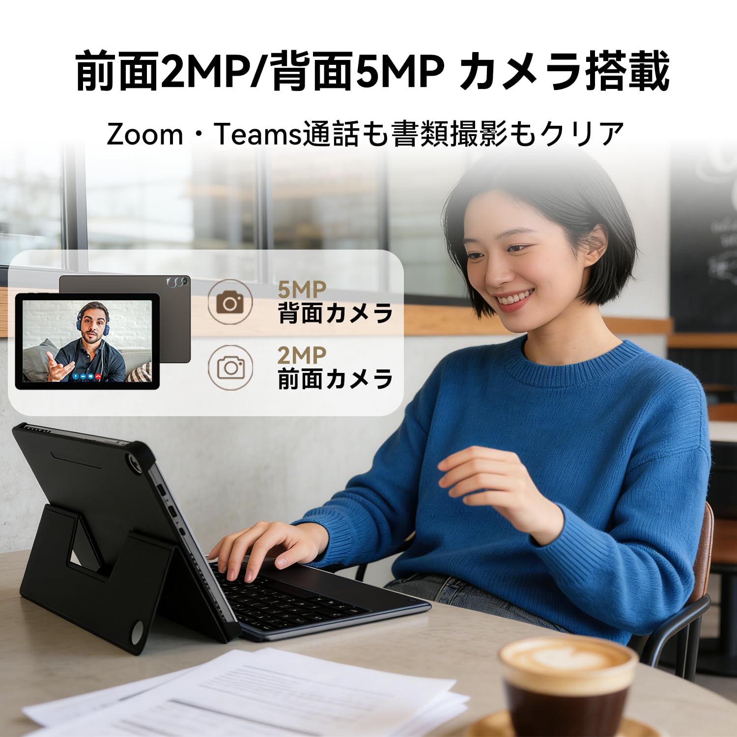 Amazon.co.jp: BNCF 2in1 タブレット、Windows 11 ノートパソコン 10